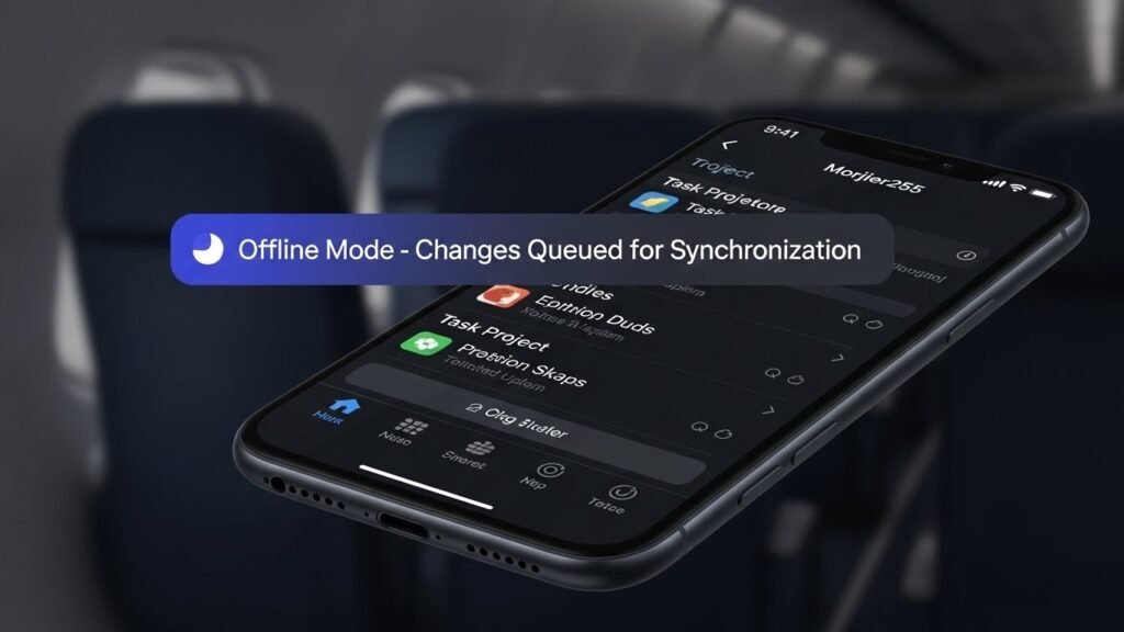 Mobile and Offline Functionality Offline Mode Support and Synchronization