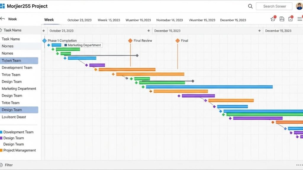 Project Management and Collaborative Workflow Organizing, Tracking, and Visualizing Projects