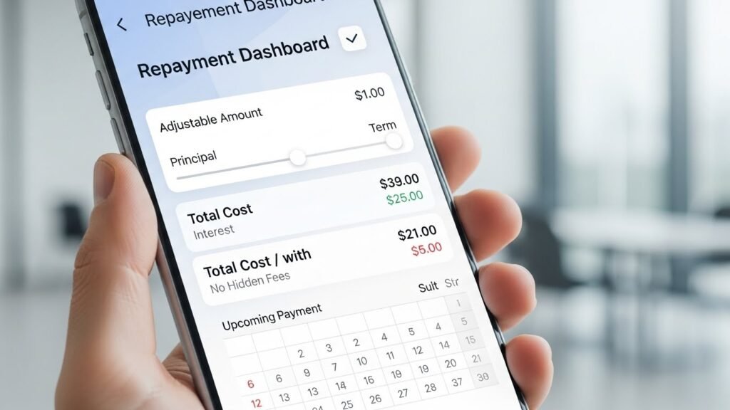 Transparent and Flexible Repayment Options