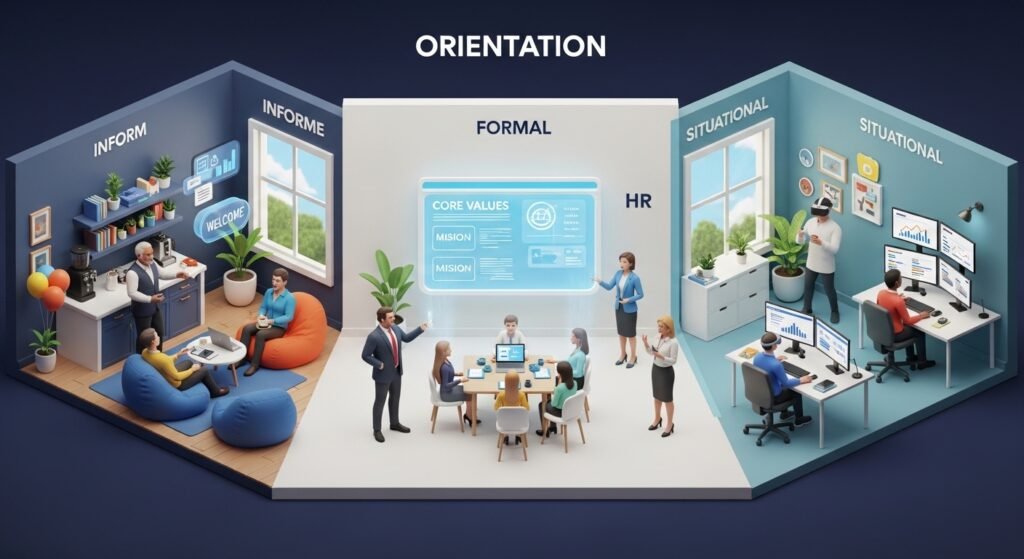 Identify Each of the Three Types of Employee Orientation